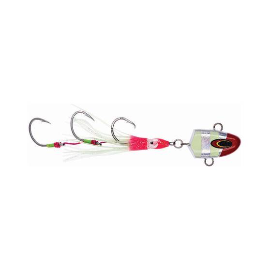 Vexed Bottom Meat Lure 200g Silver Red Head Glow, Silver Red Head Glow, bcf_hi-res