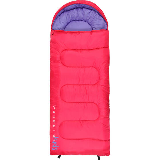 Wanderer MiniFlame 0C Hooded Sleeping Bag Pink / Purple, Pink / Purple, bcf_hi-res
