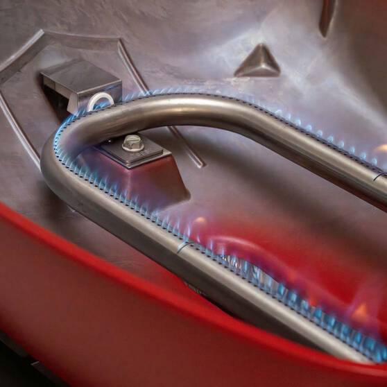 Weber Baby Q Flame Red (Q1000N) LP BBQ, , bcf_hi-res