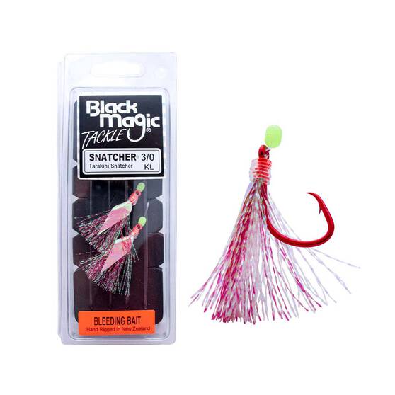 Black Magic Tarakihi Snatcher Rig 3/0 Bleeding Bait, Bleeding Bait, bcf_hi-res