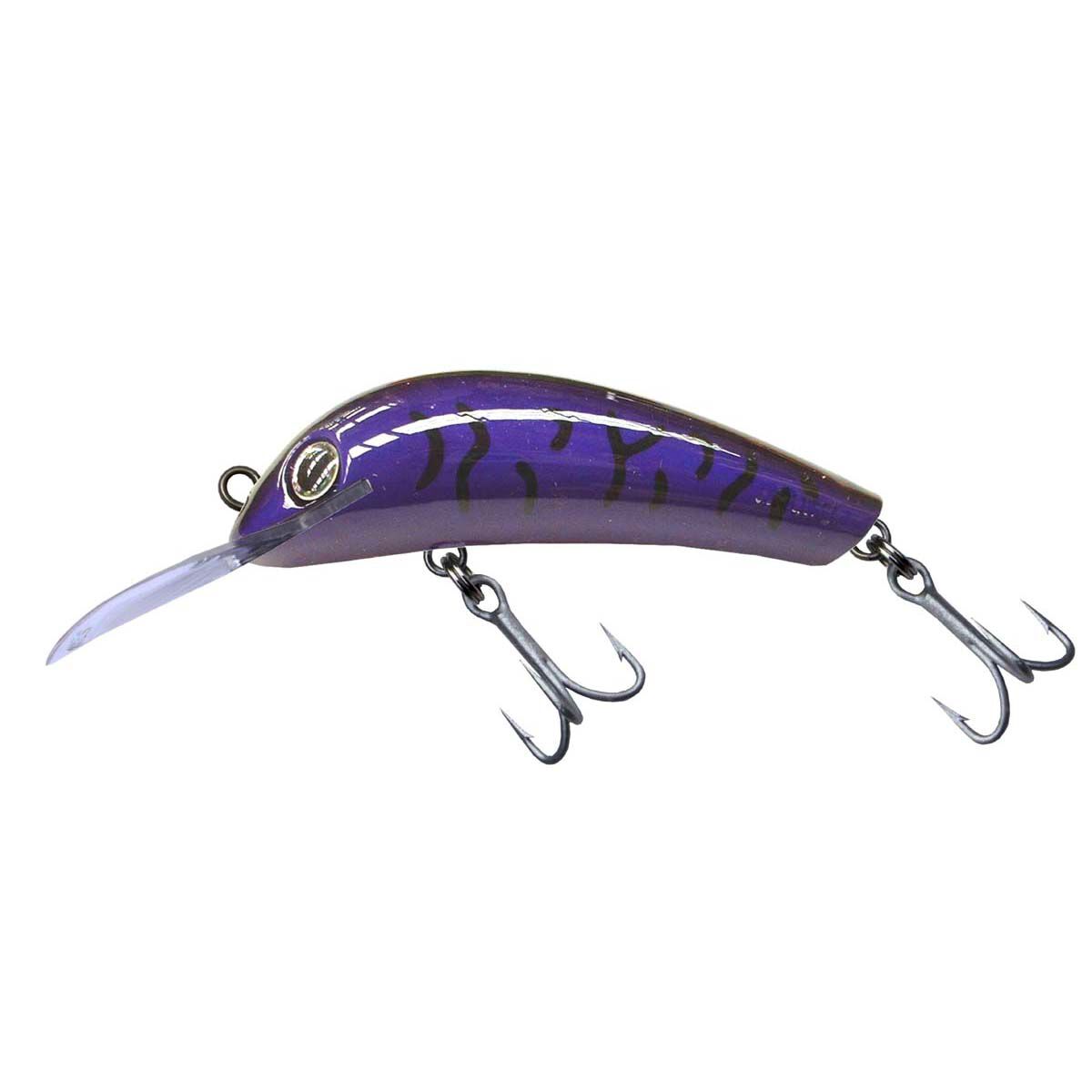 JJS Lures StumpJumper Hard Body Lure 75mm Purple Tiger, Purple Tiger, bcf_hi-res