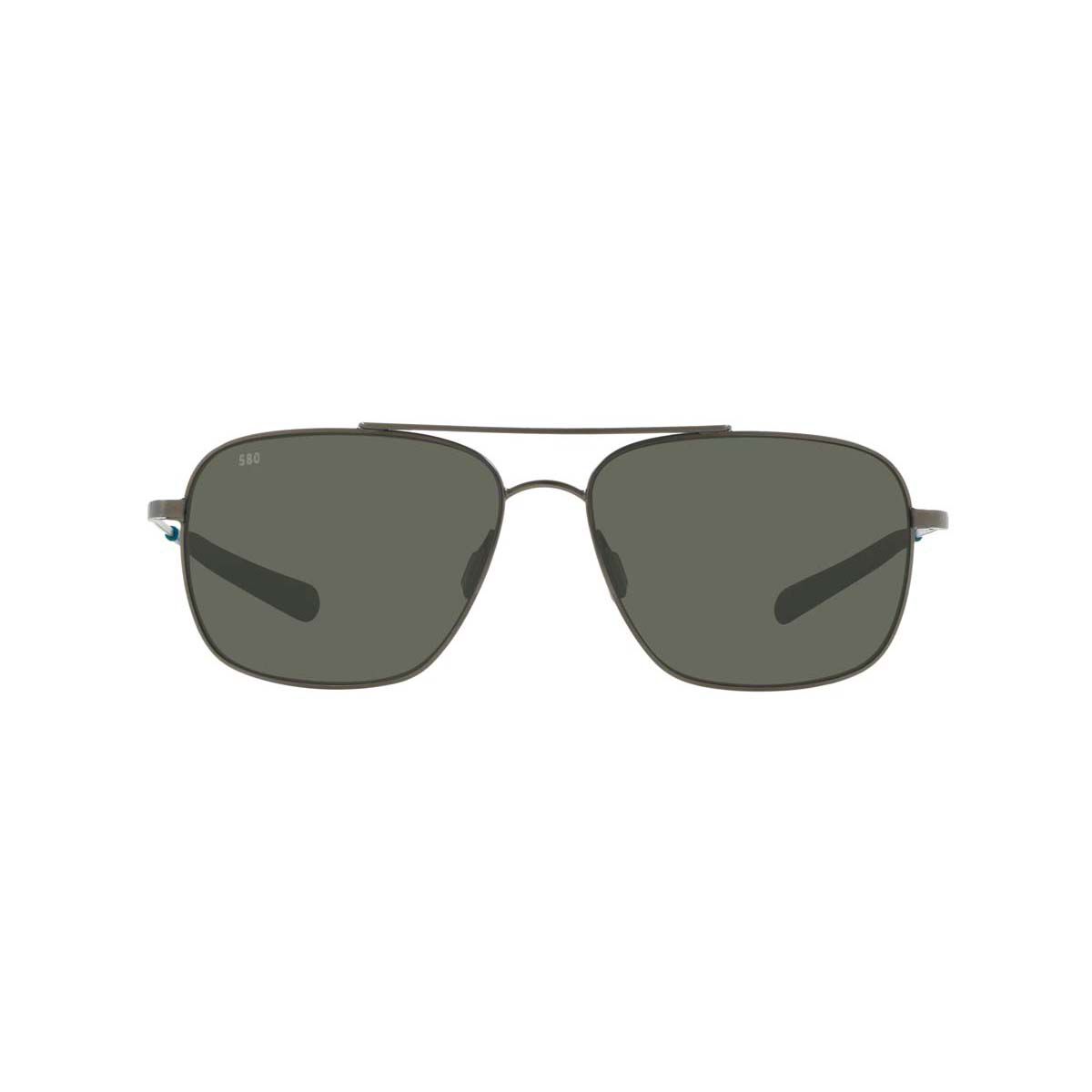 Costa Canaveral Men's Polarised Sunglasses Grey with Grey Lens, , bcf_hi-res