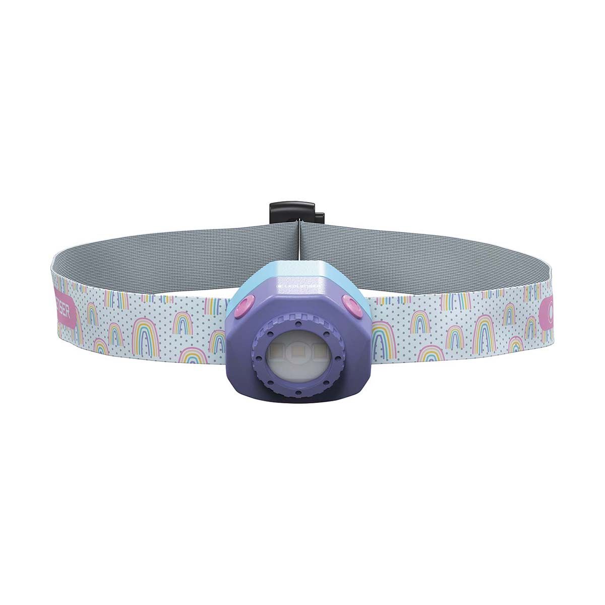 Ledlenser Kids 4 LED Rechargeable Headlamp Purple, Purple, bcf_hi-res
