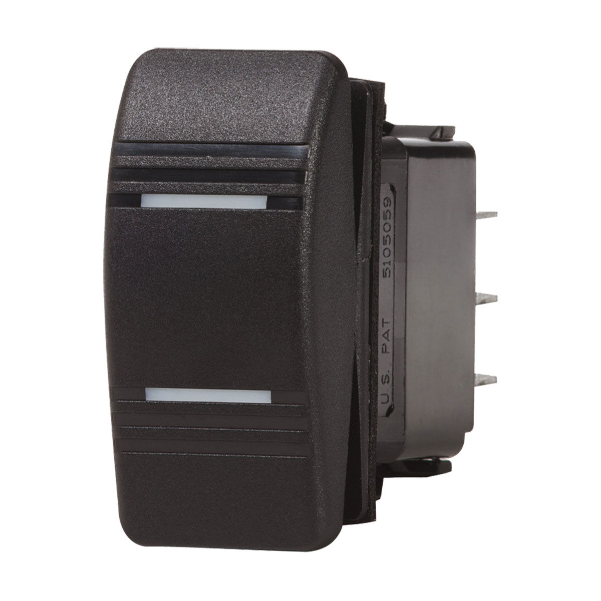 Blue Sea Systems Contura DPDT 2 Position Black Switch, , bcf_hi-res