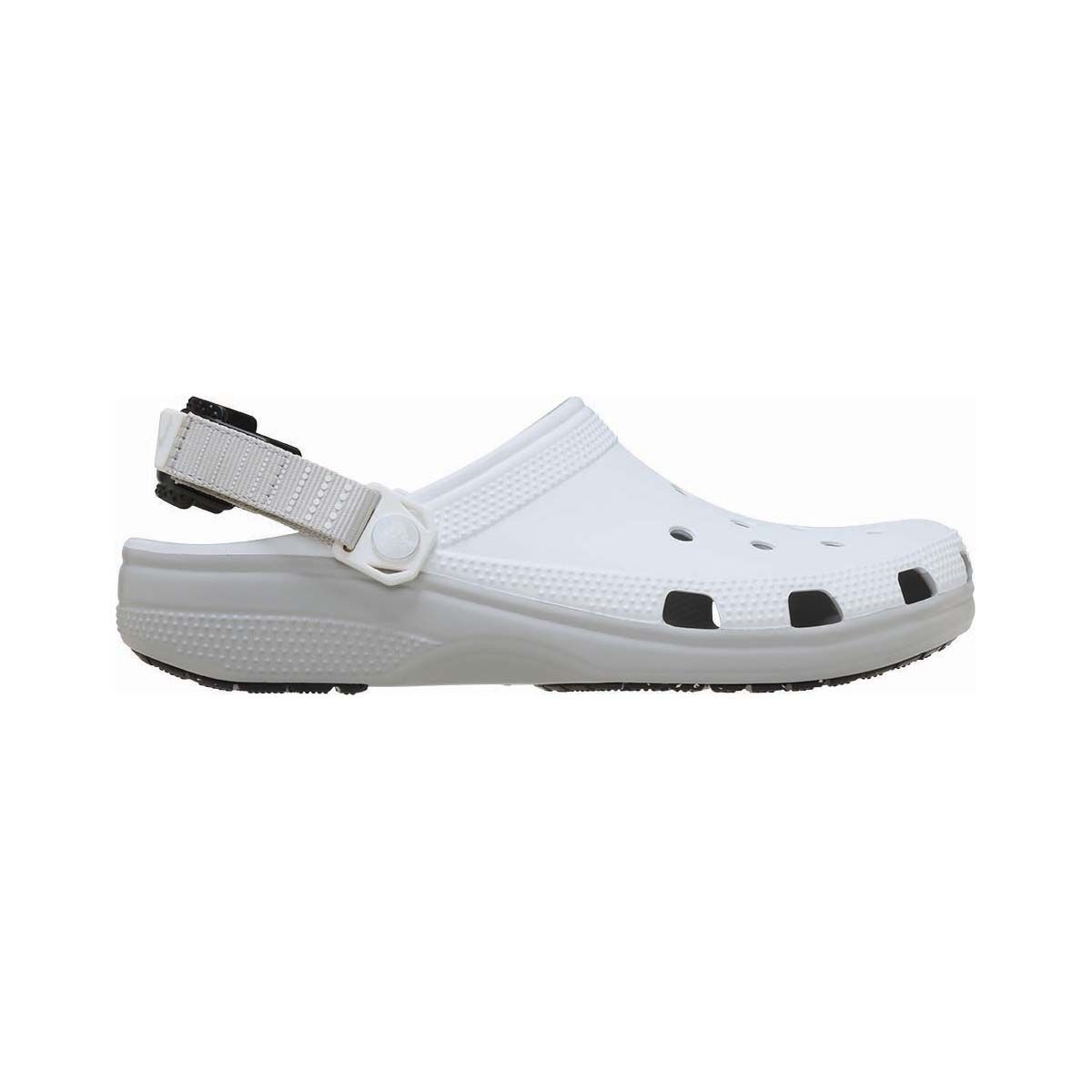 Crocs Unisex Classic Turbo Clogs, White, bcf_hi-res