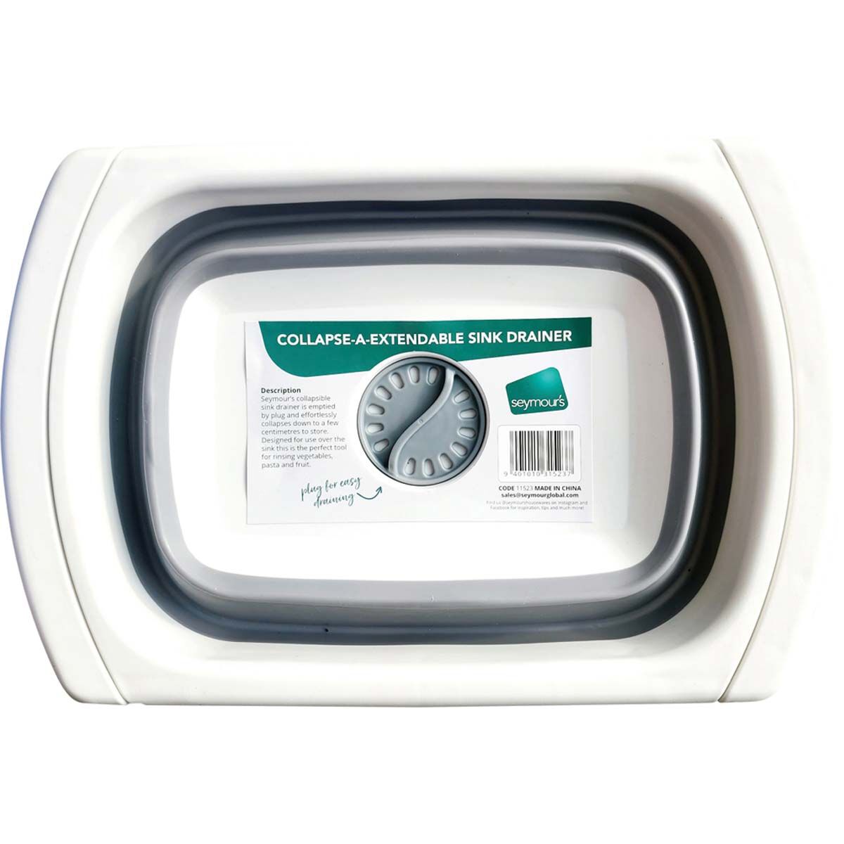Seymours Collapse-A Extendable Sink Drainer, , bcf_hi-res