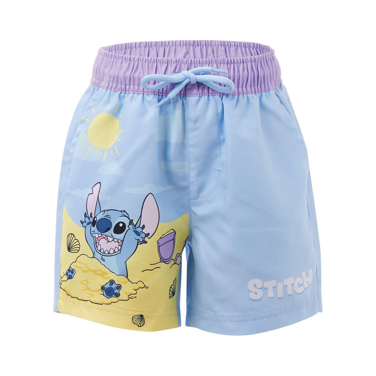 Lilo and Stitch Kids&rsquo; Boardies Blue 2, Blue, bcf_hi-res