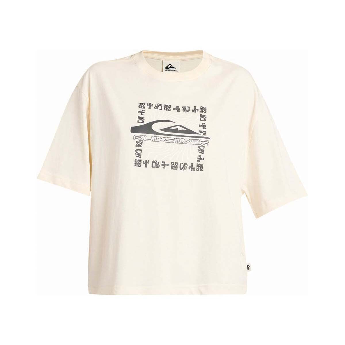 Quiksilver Women&rsquo;s Island Short Sleeve Tee Birch White XS, Birch White, bcf_hi-res