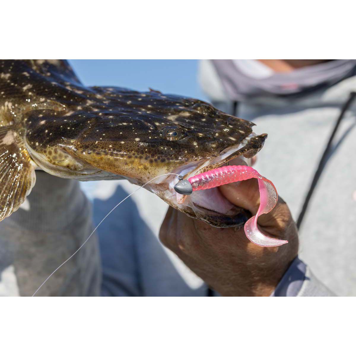 Berkley PowerBait Grub Soft Plastic Lure 4in Houdini, Houdini, bcf_hi-res