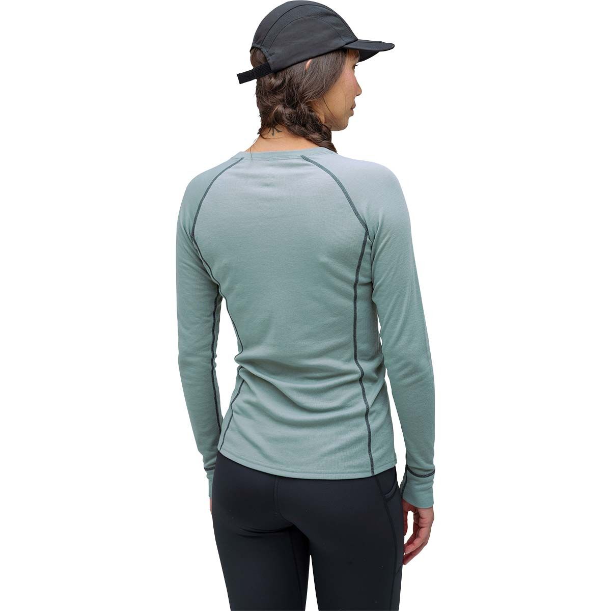 Macpac Women's Geothermal Long Sleeve Top V2 Chinois Green 16, Chinois Green, bcf_hi-res