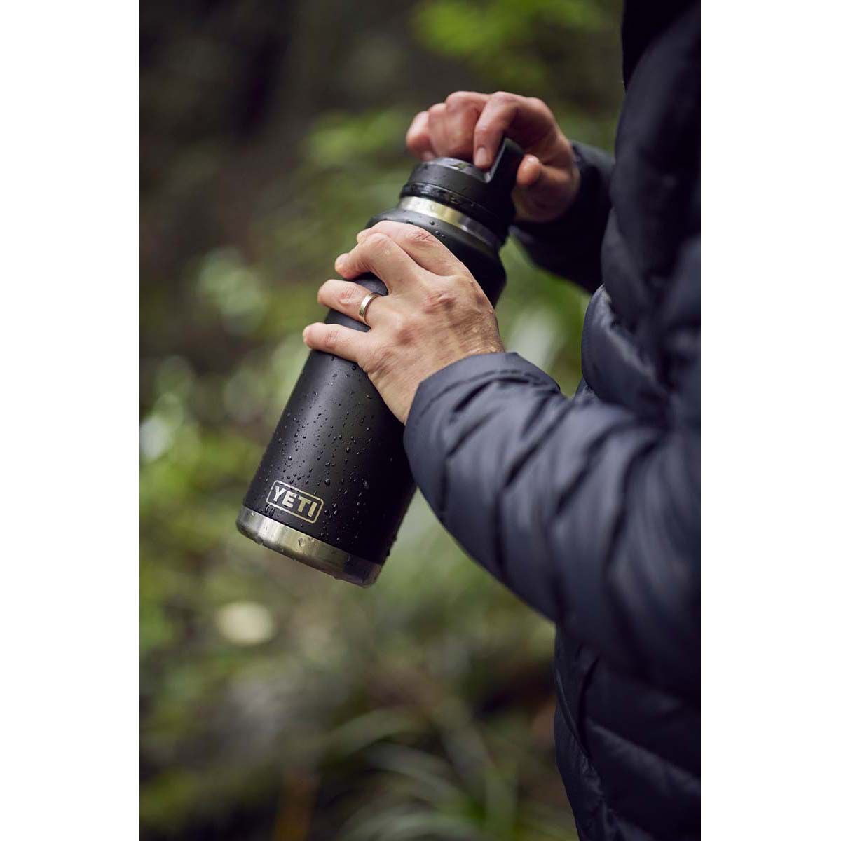 YETI&reg; Rambler&reg; Bottle 36 oz (1065 ml) with Chug Cap, Black, bcf_hi-res