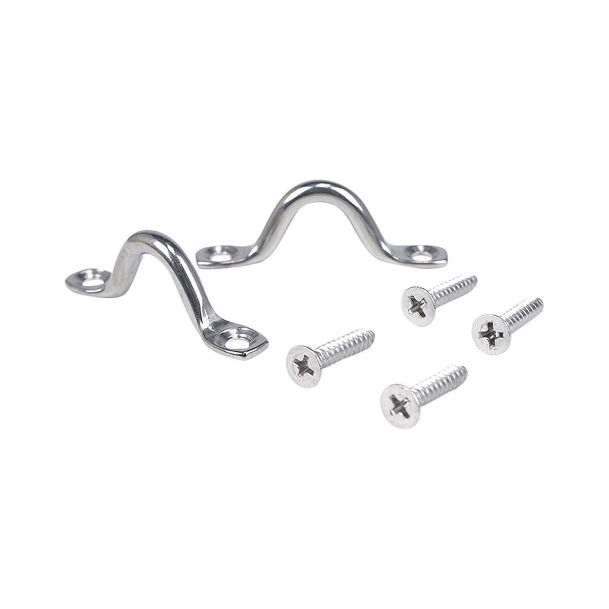 Bowline Bimini Stainless Steel Strap Eyelet, , bcf_hi-res