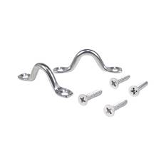 Bowline Bimini Stainless Steel Strap Eyelet, , bcf_hi-res