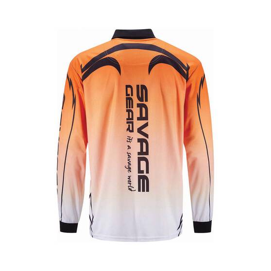 Savage Gear Men's Fishing Shirt, Orange, bcf_hi-res