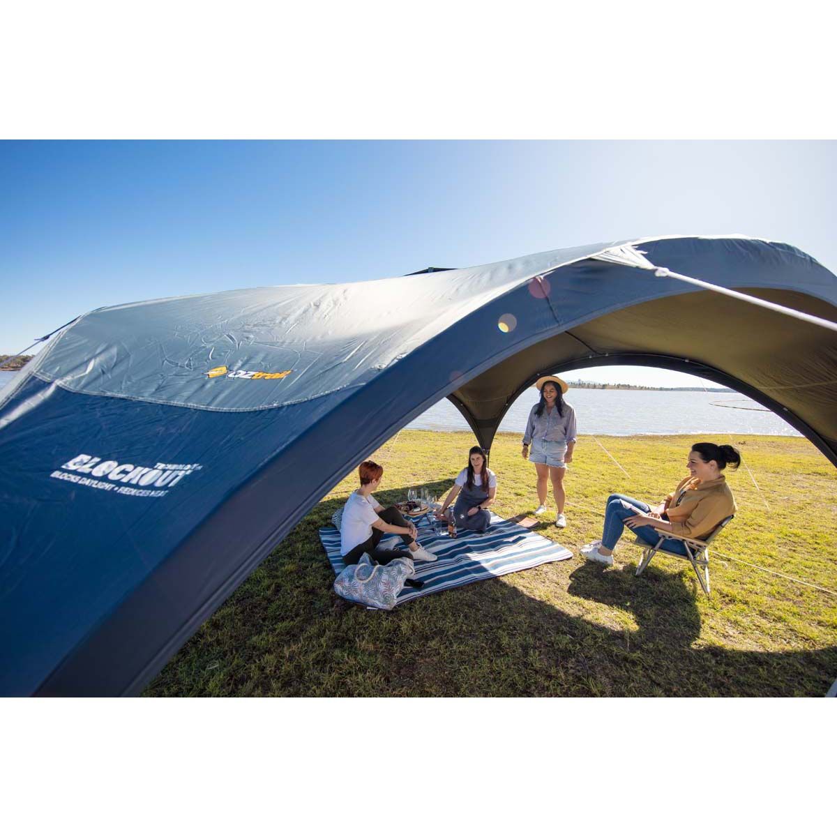 OZtrail BlockOut Dome Shelter 4.2m, , bcf_hi-res