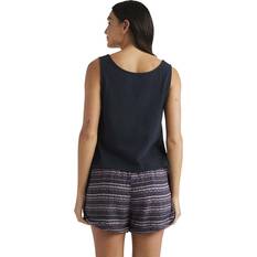 Quiksilver Comp Logo Tank for Women, Black, bcf_hi-res