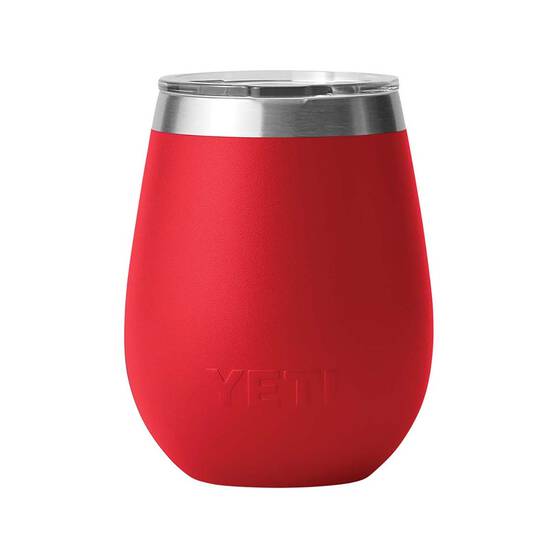 YETI Rambler® Wine Tumbler 10 oz (295ml) with MagSlider™ Lid, Rescue Red, bcf_hi-res