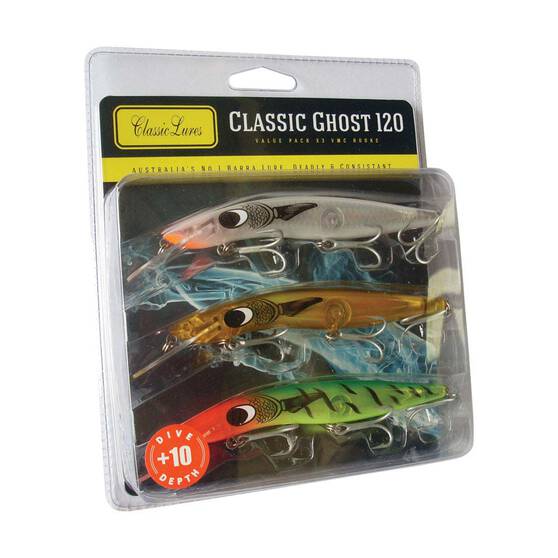 Classic Ghost 120 Hard Body Lure Triple Pack 3F