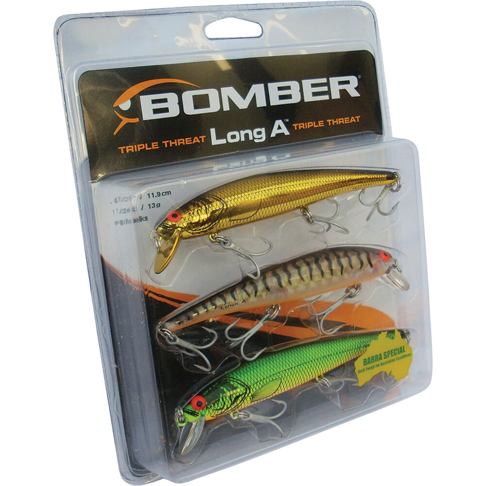 Bomber Barra Hard Body Lure Triple Pack BCF - Main Image