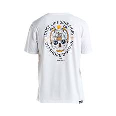 The Mad Hueys Men’s Loose Lips Sink Ships Short Sleeve Tee, White, bcf_hi-res