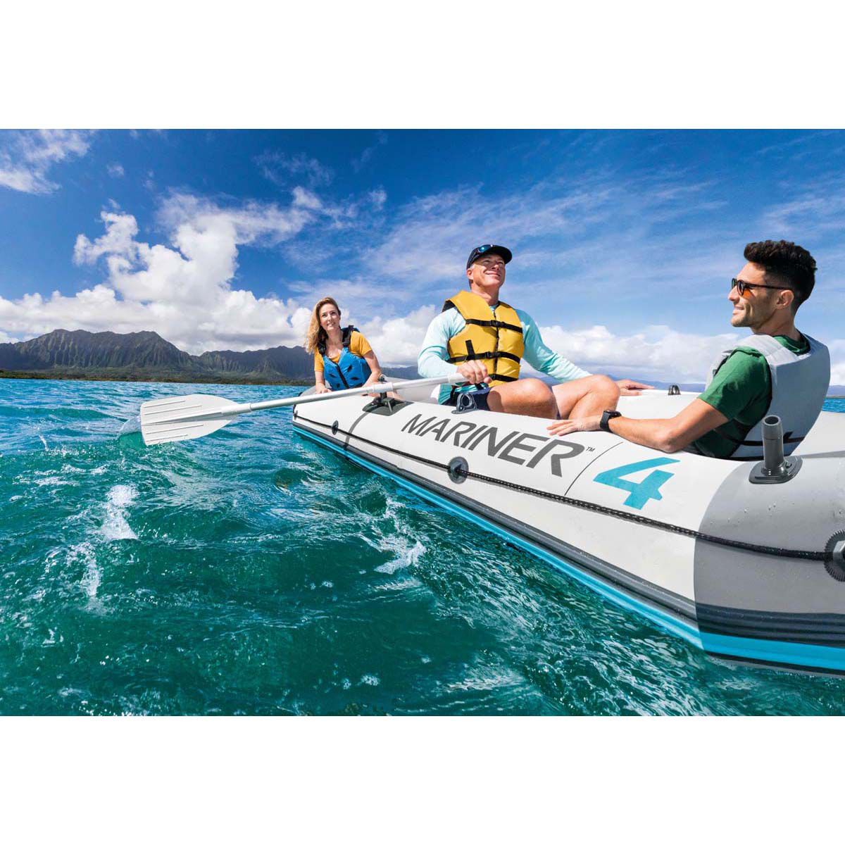 Intex Mariner 4 Inflatable Boat Set, , bcf_hi-res