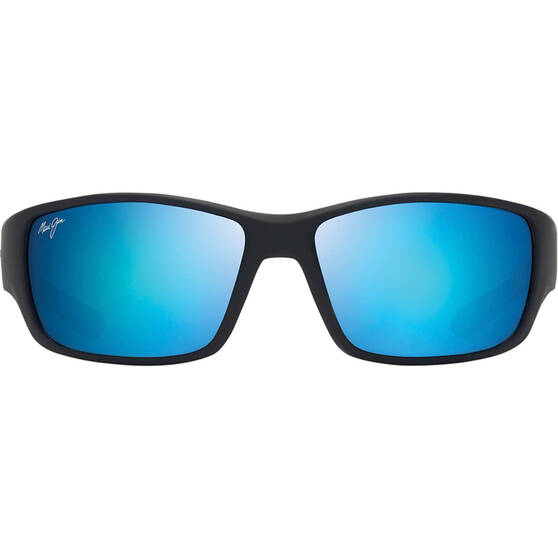 Maui Jim Men's Local Kine Sunglasses Black / Blue, Black / Blue, bcf_hi-res