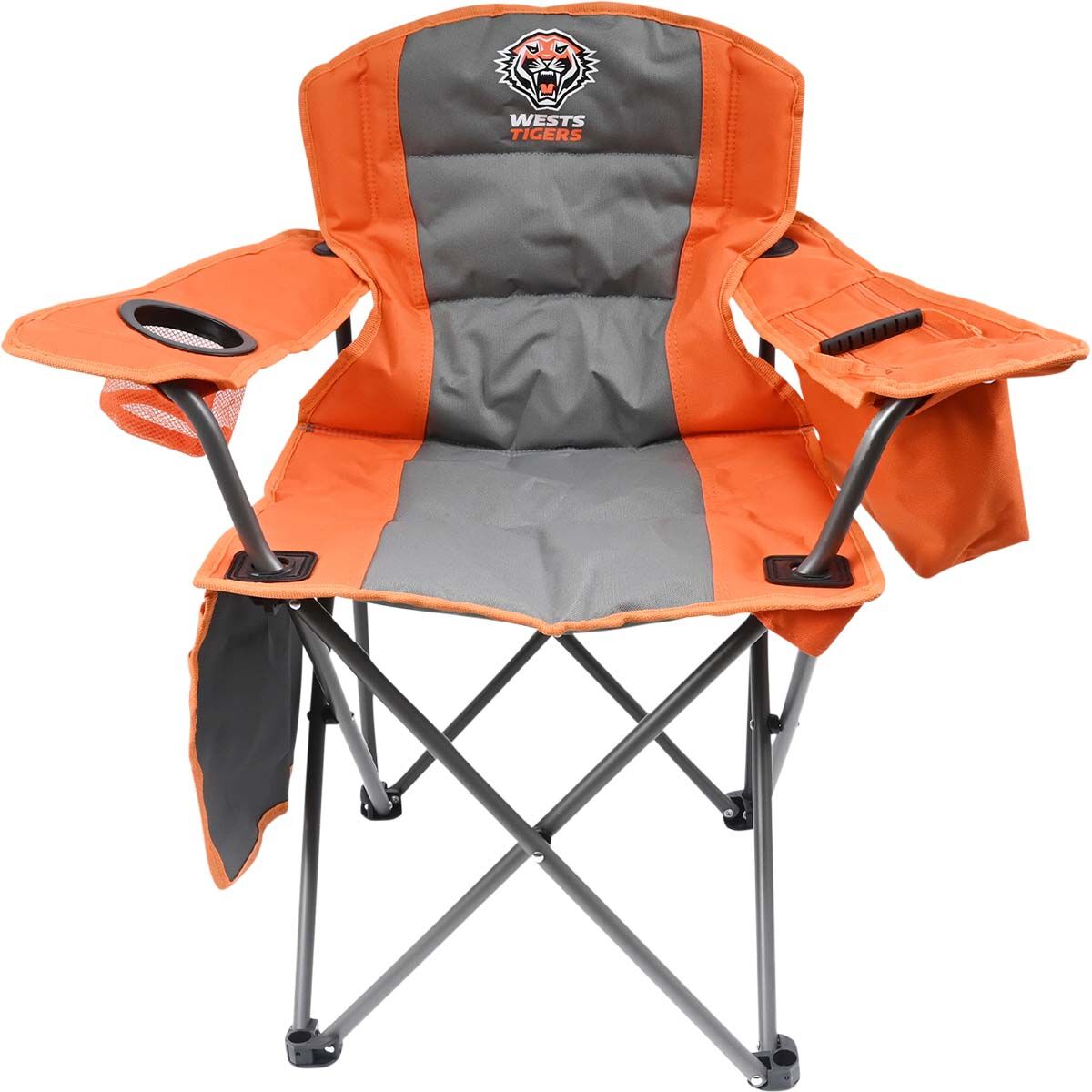 NRL Wests Tigers Kids Camp Chair 70kg, , bcf_hi-res