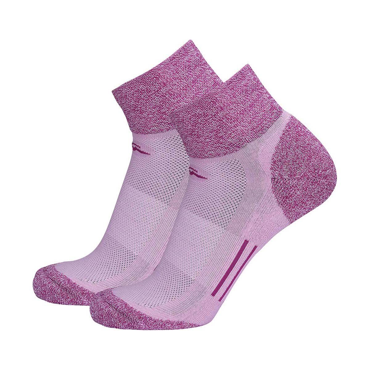 Macpac Unisex COOLMAX&reg; Run Quarter Socks 2 Pack, , bcf_hi-res