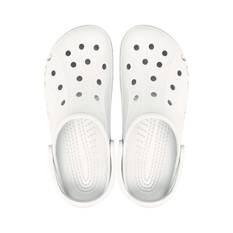 Crocs Unisex Baya Clogs White M12, White, bcf_hi-res