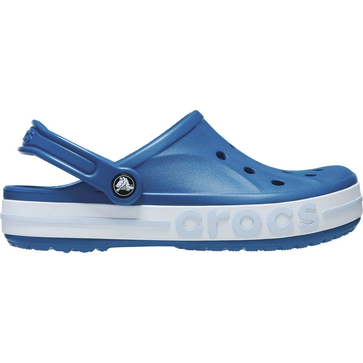 Crocs Pria Striped Crocs Crocs Bayaband Clog White Crocs With