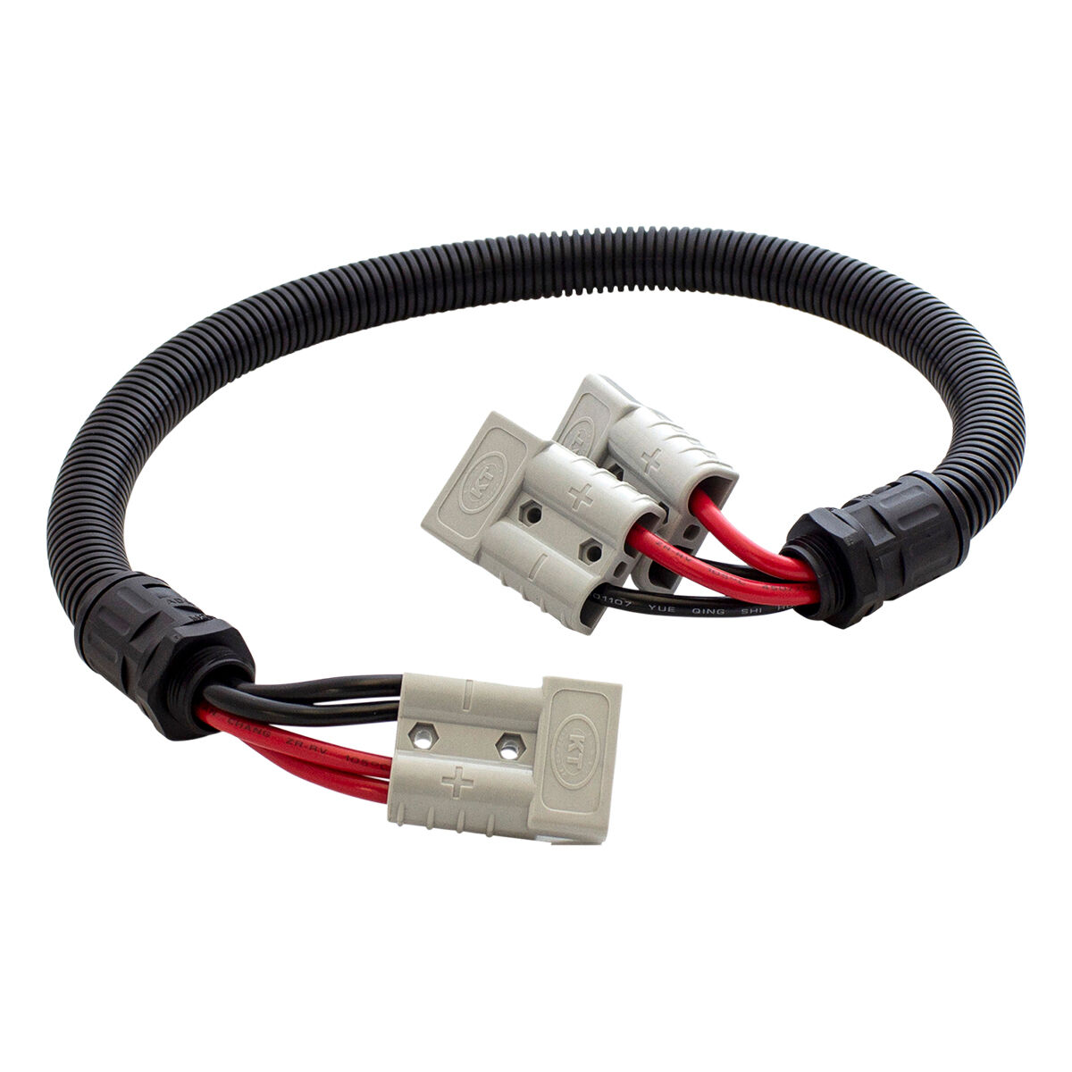KT Cables 50 AMP Heavy Duty Connector Output to 2 x 50A, , bcf_hi-res