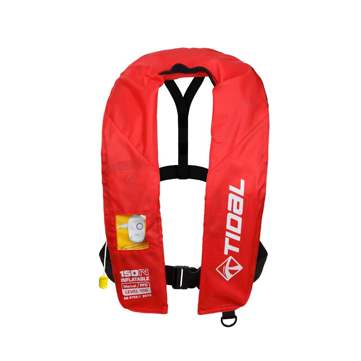 Tidal Manual Inflatable PFD 150N Red, Red, bcf_hi-res