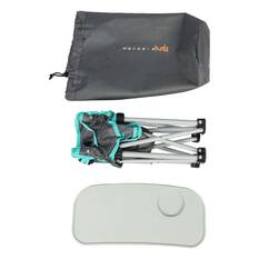 Wanderer Kids Mini Portable Folding Chair with Tray Table 15kg, , bcf_hi-res