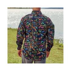 TradeMutt Men’s Wild Things Long Sleeve Workshirt, Multi, bcf_hi-res