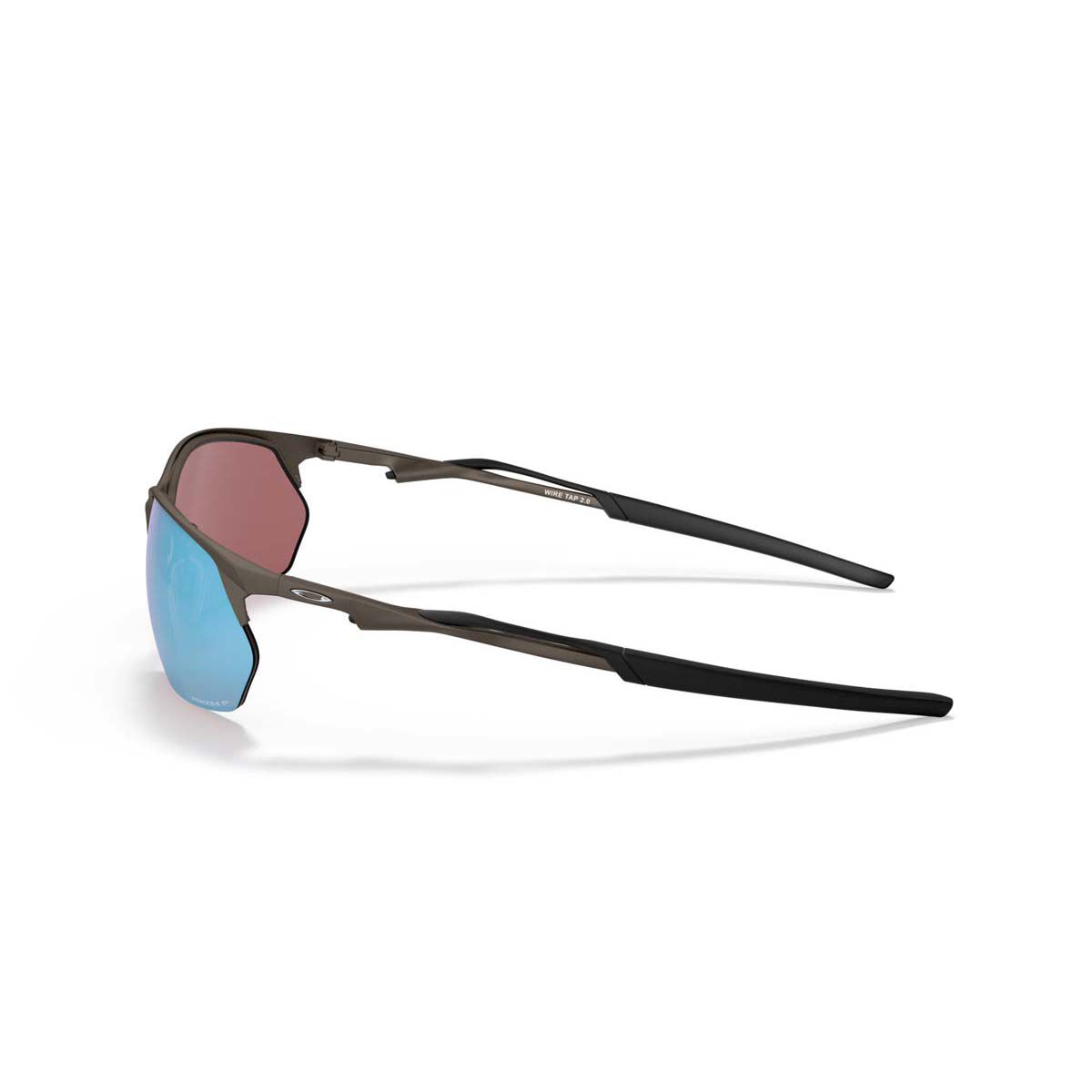 Oakley Wire Tap 2.0 Polarised Sunglasses Satin Lead with Prizm Lens, , bcf_hi-res