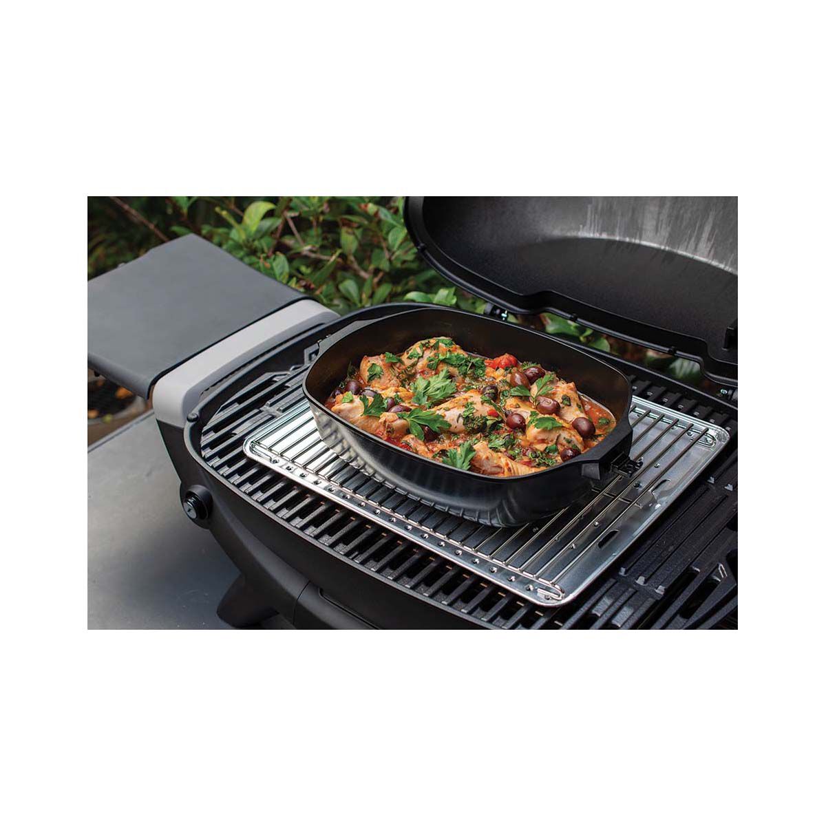 Weber Q Ware V2 Casserole Dish Large, , bcf_hi-res