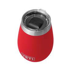 YETI Rambler® Wine Tumbler 10 oz (295ml) with MagSlider™ Lid, Rescue Red, bcf_hi-res