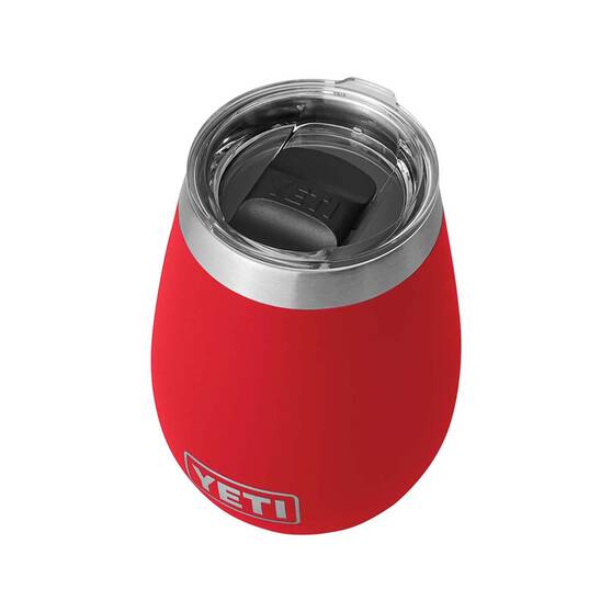 YETI Rambler® Wine Tumbler 10 oz (295ml) with MagSlider™ Lid, Rescue Red, bcf_hi-res