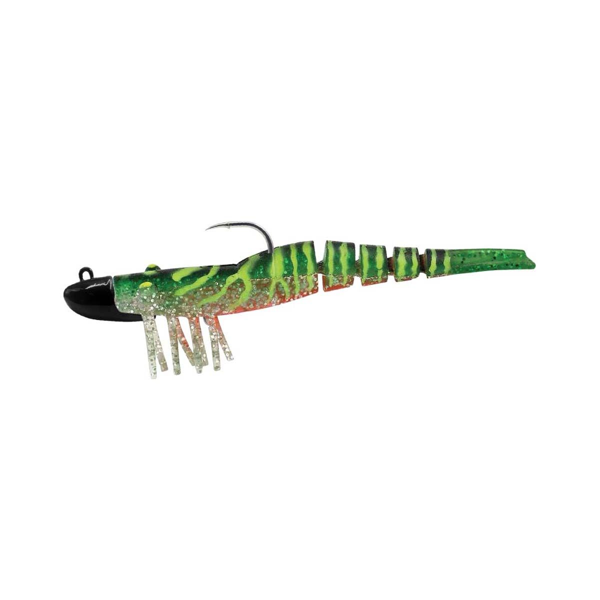 Wilson Wild Shrimp HD Soft Plastic Lure 5in Toxic Tiger, Toxic Tiger, bcf_hi-res