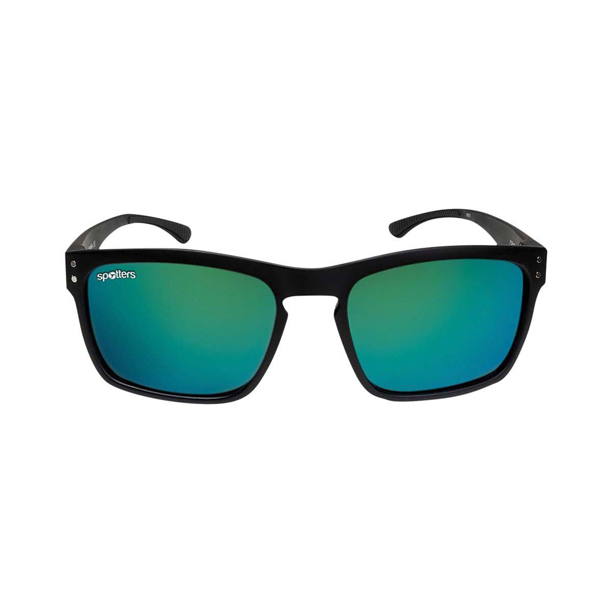 Spotters Unisex Crypto Nexus Sunglasses with Green Mirror Lens, , bcf_hi-res