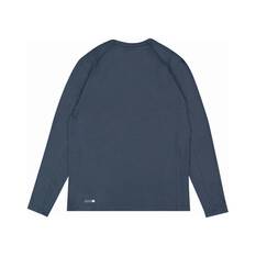 Quiksilver Men’s Seagrass Long Sleeve Rashie, Midnight Navy, bcf_hi-res