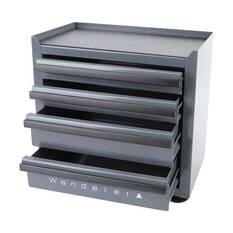 Wanderer Mini Gear Cabinet 4 Drawer Charcoal, Charcoal, bcf_hi-res