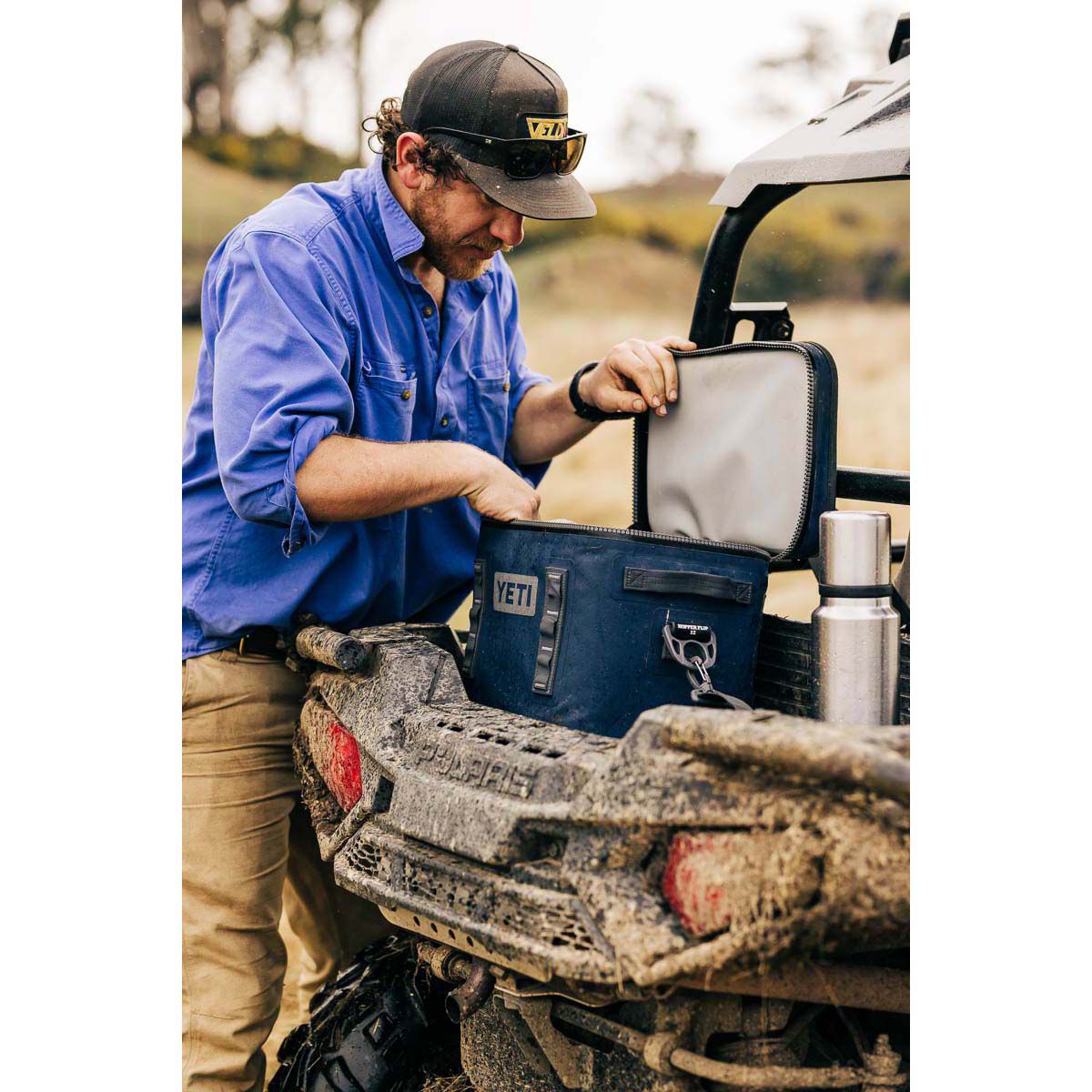 YETI&reg; Hopper Flip&reg; 12 Soft Cooler Navy, Navy, bcf_hi-res