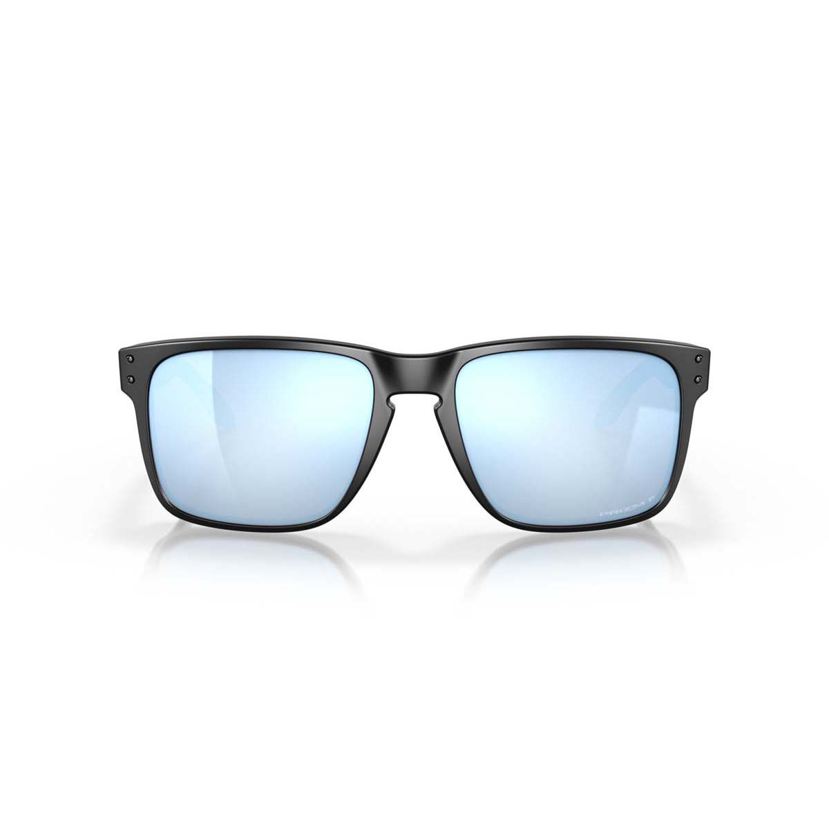 Oakley Holbrook Men's XL Polarised Sunglasses Matte Black with Prizm Blue Lens, , bcf_hi-res