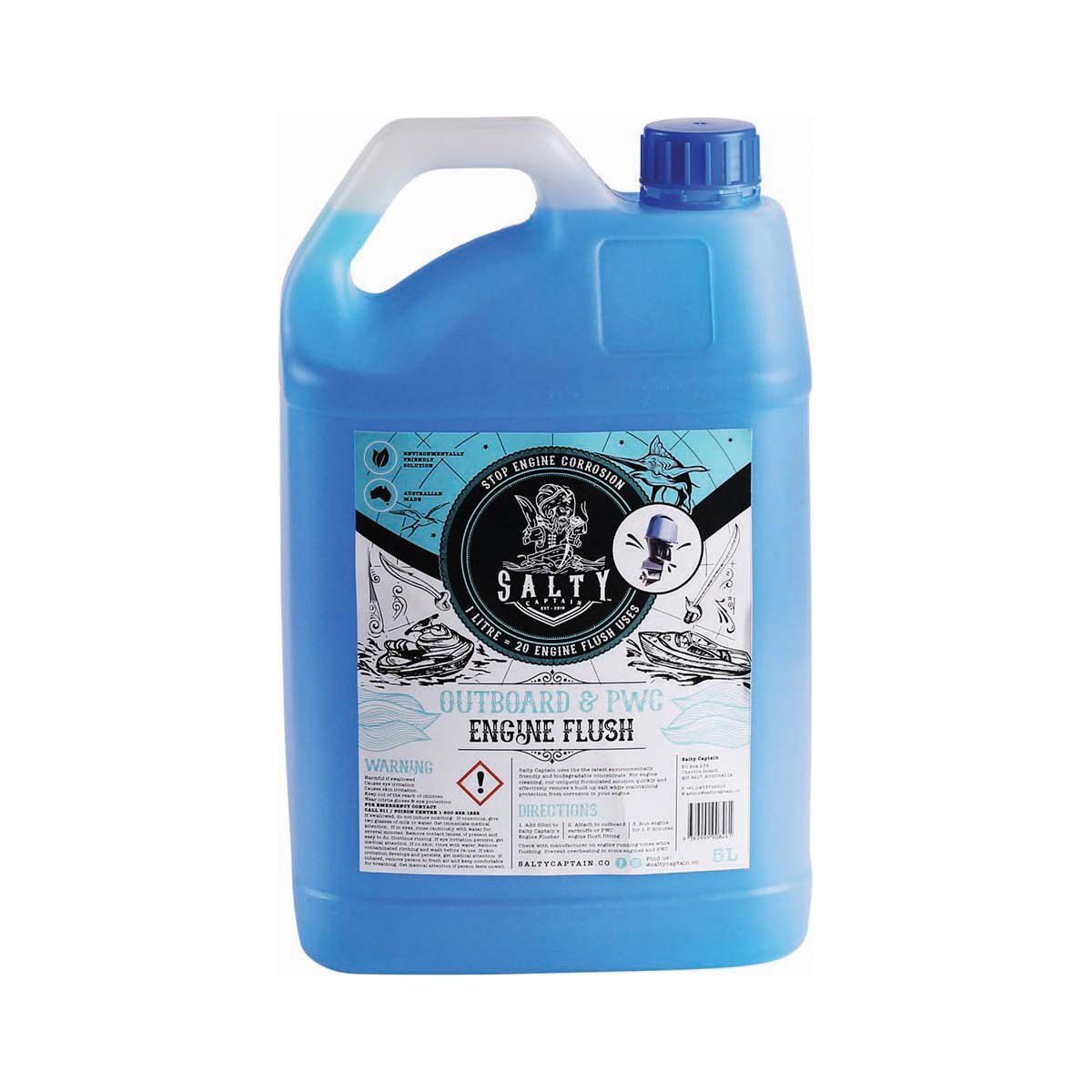 Salty Captain Engine Flush 5L BCF