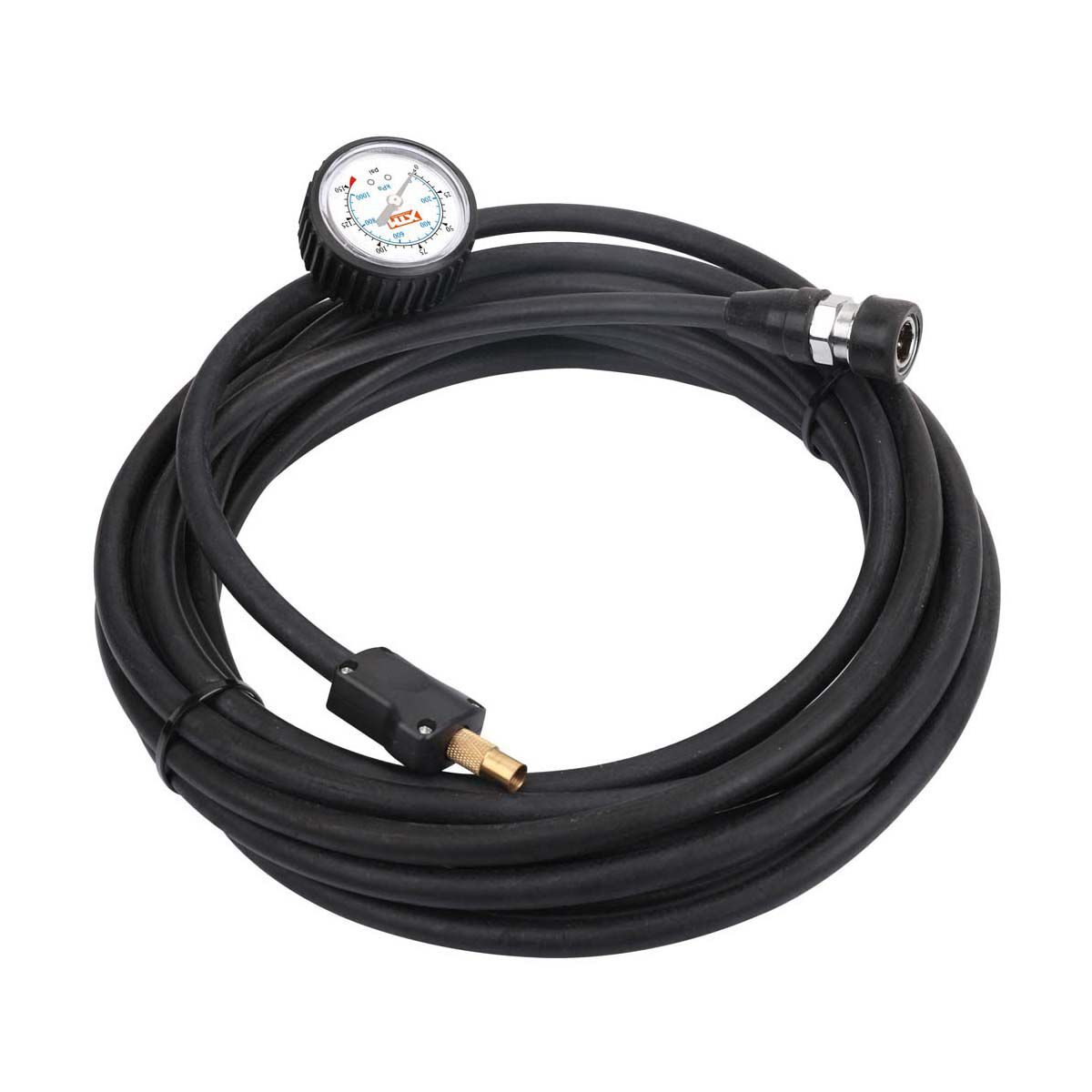 XTM Air Compressor Replacement 10m Hose with Gauge, , bcf_hi-res