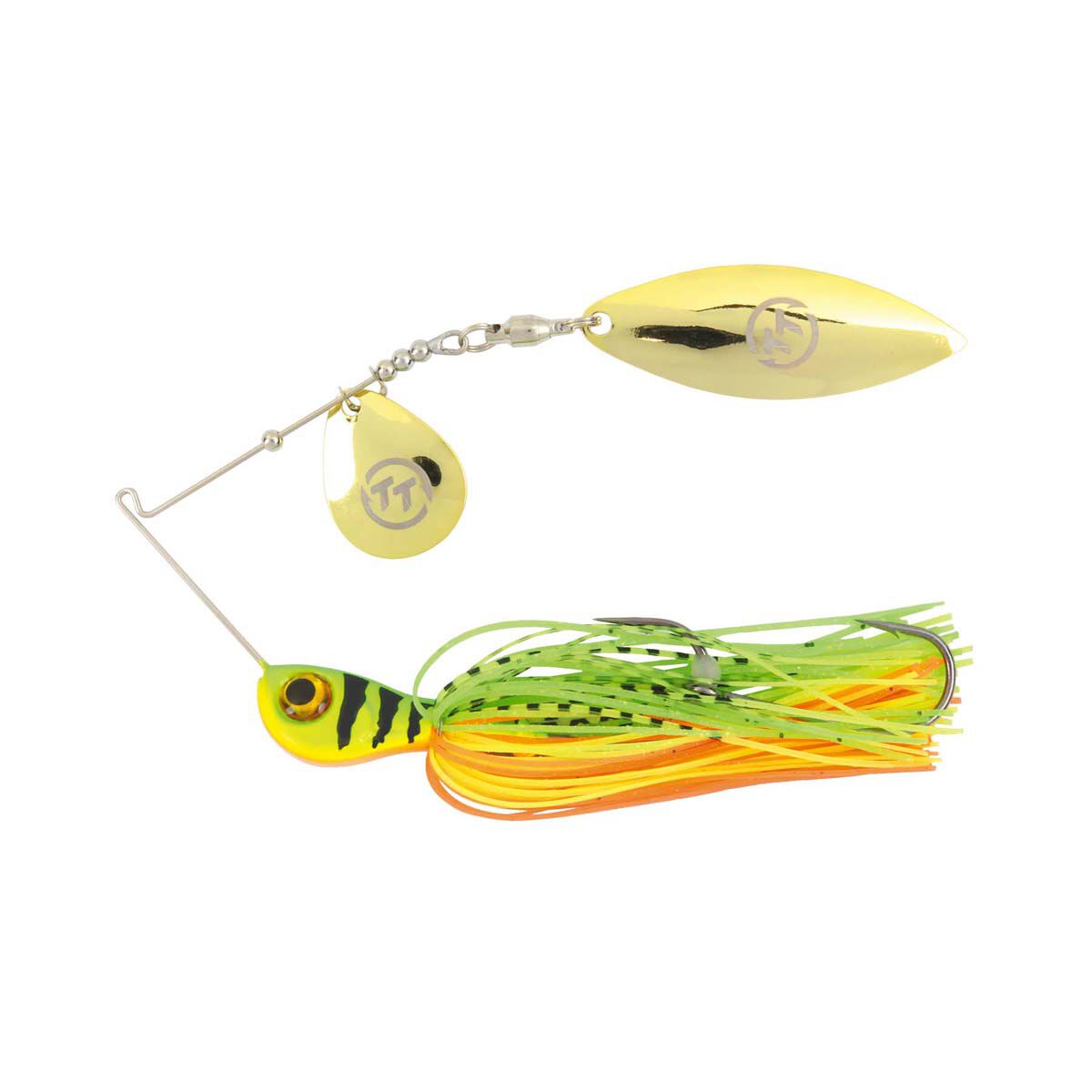 TT Fishing Vortex+ Spinnerbait Lure 1/2oz Fire Tiger, Fire Tiger, bcf_hi-res