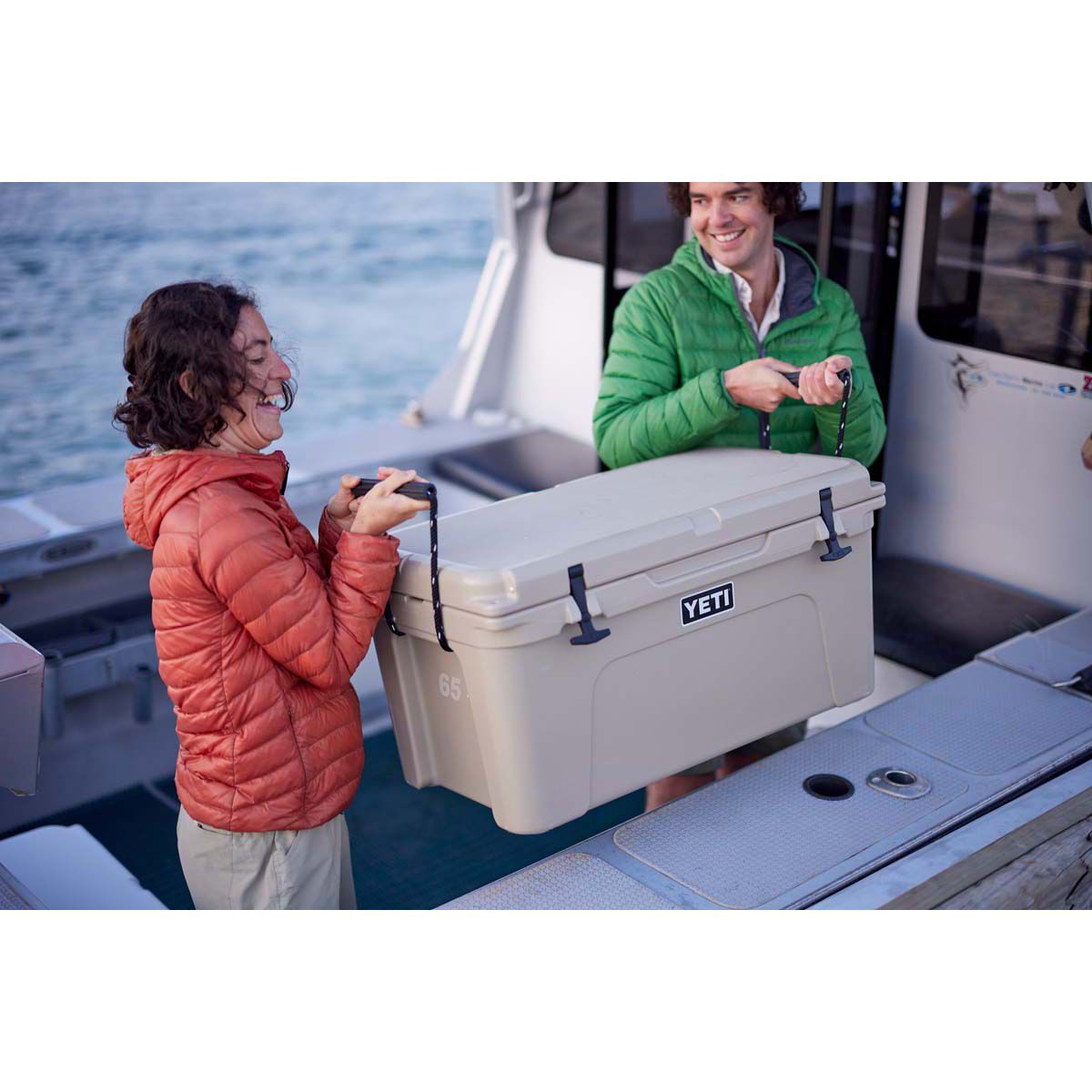 YETI&reg; Tundra&reg; 105 Hard Cooler Tan, Tan, bcf_hi-res