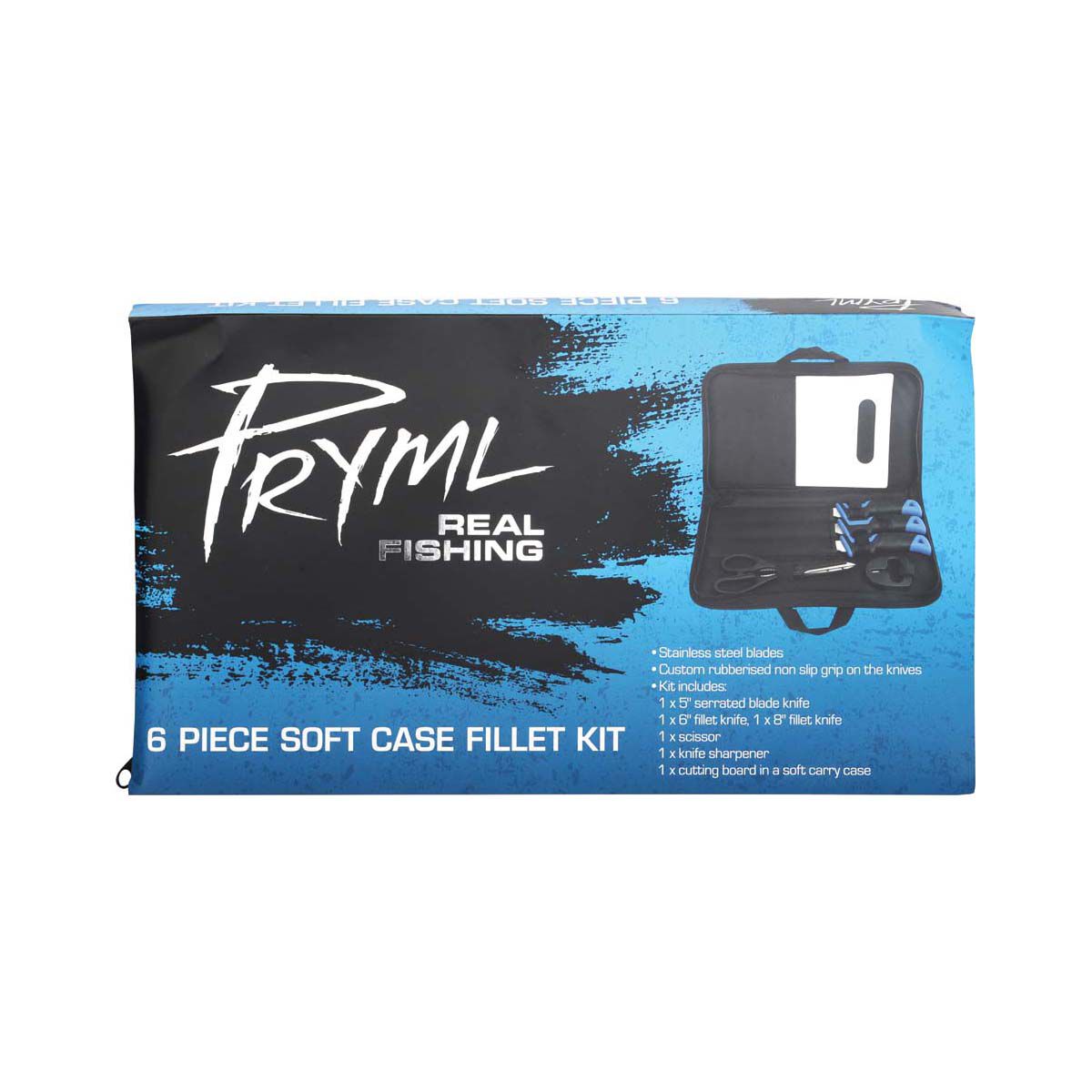 Pryml Knife Fillet Kit 6pce Soft Case Knife, , bcf_hi-res