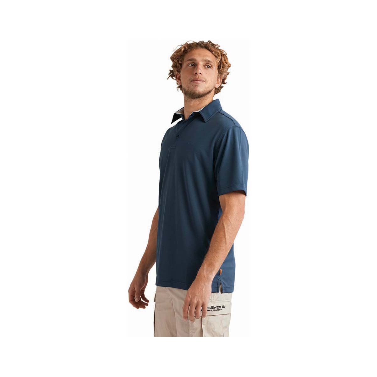Quiksilver Men's Pacific Polo, Navy, bcf_hi-res